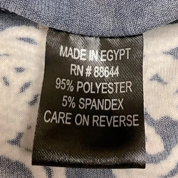 JM Studio by John Meyer Women’s Navy Blue & White 3/4 Sleeve Sheath Dress Sz 1X - Picture 7 of 9